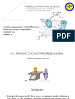 4.2 Principio de La Conservacion de La Masa