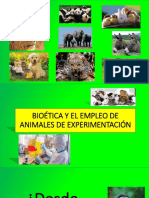 Bioetica y Uso de Animales