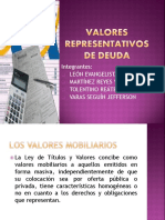 Valores Representativos de Deuda