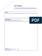 Research Proposal Template