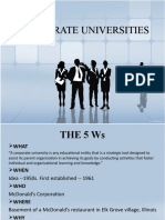 Corporate University