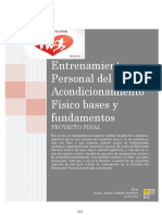 Proyecto Final de Mercadeo Personal Trainer