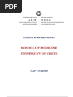 External Evaluation Report-School of Medicine University of Crete