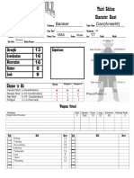 Third Edition Character Sheet: Chance To Hit