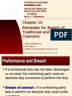 Remedies For Breach of Traditional and Online Contracts