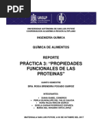 Propiedades Funcionales de Las Proteínas en La Soja