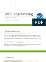 Web Programming: Basic Concept