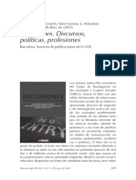 Exclusiones. Discursos, Políticas, Profesiones