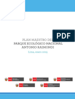 PLAN MAESTRO Parque Ecologico