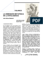 J. E. Blanco, Dimension Metafisica de La Inteligencia, Julio Nuñez Madachi PDF