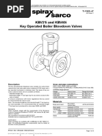 KBV21i and KBV40i Key Operated Boiler Blowdown Valves-Technical Information