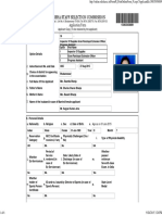 Odisha Staff Selection Commission: Applicant Copy (To Be Retained by The Applicant)