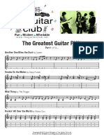 Greatest Beginners Guitar Riffs (Sheet 1)