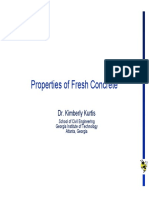 Properties of Fresh Concrete