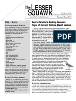 February-March 2006 Lesser Squawk Newsletter, Charleston Audubon