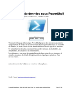 Structures de Donnees Sous PowerShell PDF