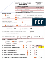 SIG-PL-001-01 Informe de Simulacro de Emergencia