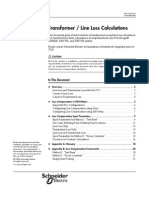 Transformer Line Loss Calculations