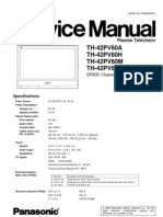 Panasonic Gp9de Chassis Th42pv60a-H-M-Mt SM (ET)