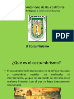 El Costumbrismo