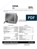 Emerson Hktv13 Chassis Cn-001nk Svcmnls