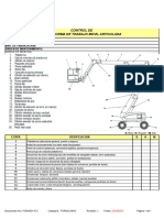 Check List para Control de Plataformas