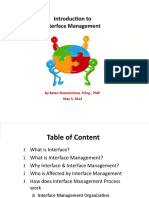 Interface Management Presentation