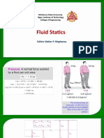 Fluid Statics: Edilvin Walter P. Maghanoy