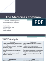 The Medicines Company Presentation Final Original