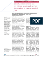 Sacks Et Al. - 2015 - Teamwork, Communication and Safety Climate A Systematic Review of Interventions To Improve Surgical Culture