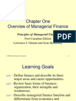 Chapter One Overview of Managerial Finance