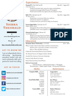 Sierra Theobald - Resume