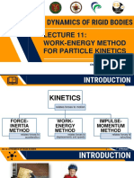 Lec 11 Work Energy Method For Particle Kinetics