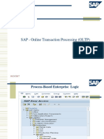 SAP - Online Transaction Processing (OLTP)