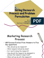 MR Process &amp Problem Formulation