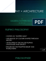 Philosophy × Architecture