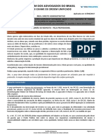 Gabarito Justificado - Direito Administrativo - 2 Fase XXIII Exame