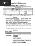 Proceso de Selección de Personal Por Reemplazo para La Red Asistencial Puno