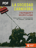 La Sociedad Carnivora - Herbert Marcuse PDF