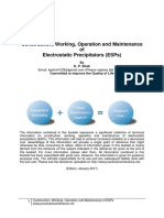 Construction Working Operation and Maintenance of Electrostatic Precipitato