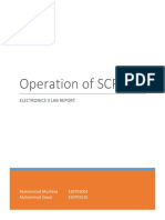 Sillicon Controlled Rectifier Lab Reoprt