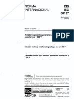 Aisladores Pasantes para Tensiones Alternas Superiores A 1000v-60137