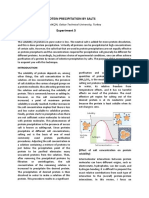 Protein Precipitation by Salts