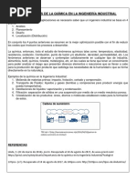 Aplicaciones de La Química en La Ingeniería Industrial