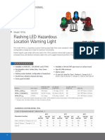 Flashing LED Hazardous Location Warning Light: Model 191XL