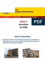 Week 11 - Demolition PDF