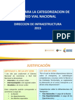 Criterios para La Categorizacion de La Red Vial Nacional