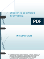 Ética en La Seguridad Informática