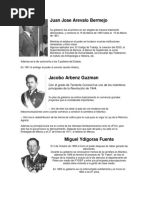 5 Presidentes de Guatemala