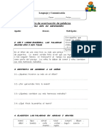 Guia Clasificacion de Las Palabras Con y Sin Tilde